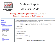 Tablet Screenshot of mylinegraphics.com